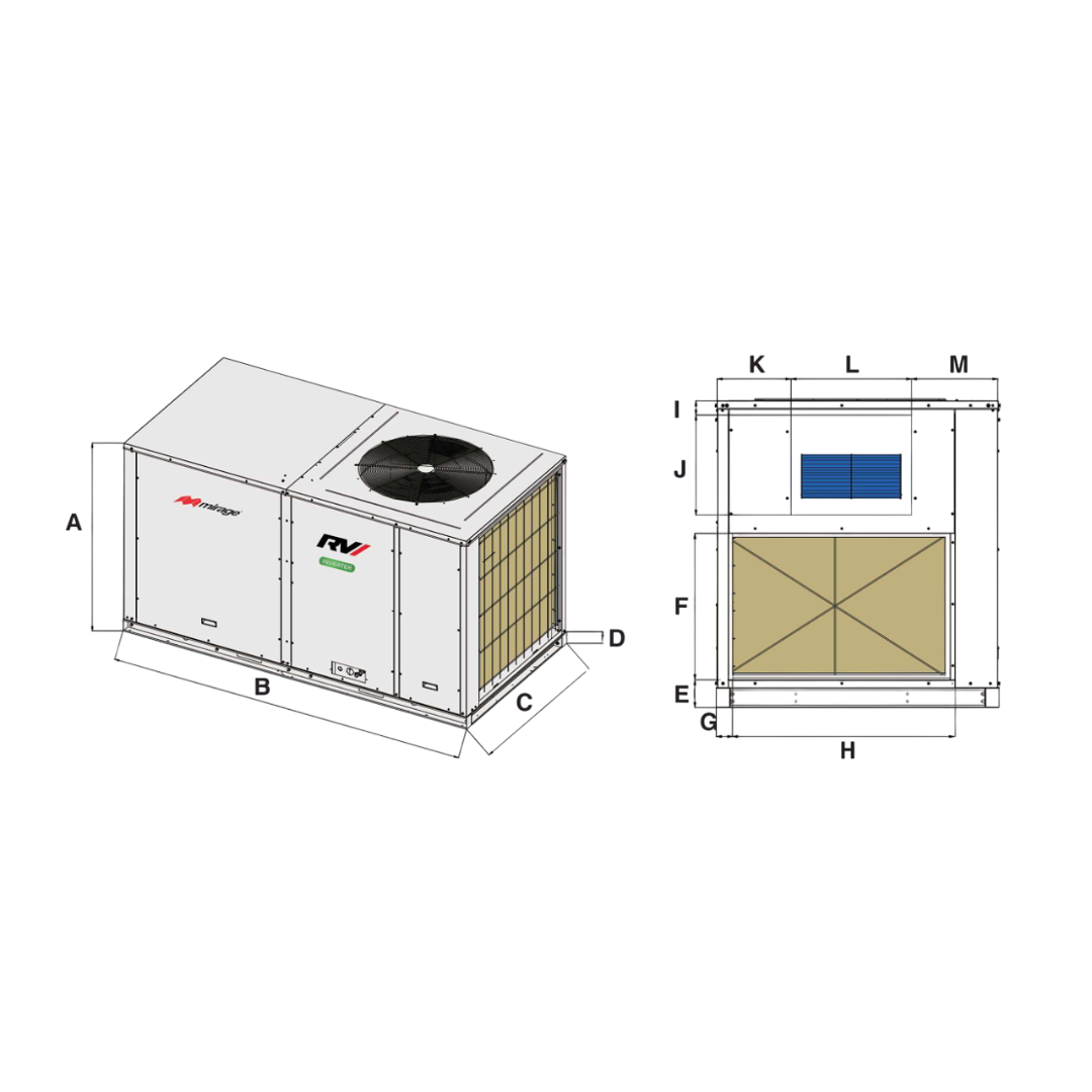 Central INVERTER Mirage Hermosillo Aire Acondicionado Industrial Climas Hmo